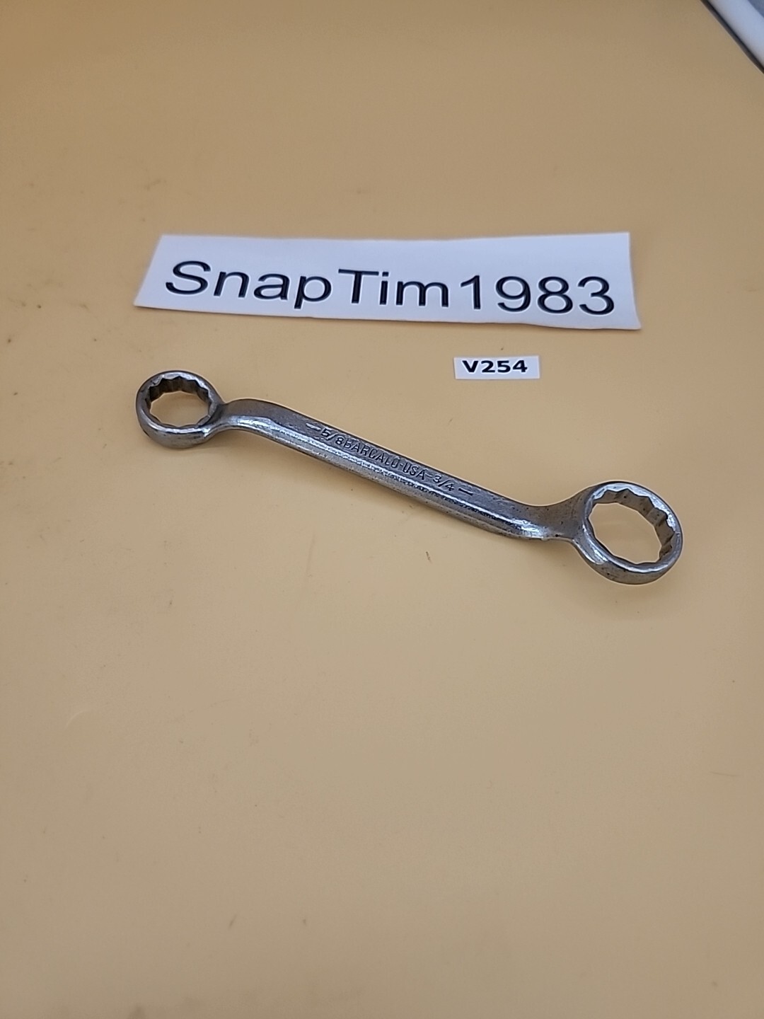 Barcalo Buffalo Short Deep Offset Box End Wrench 12pt.  5/8" x 3/4" USA