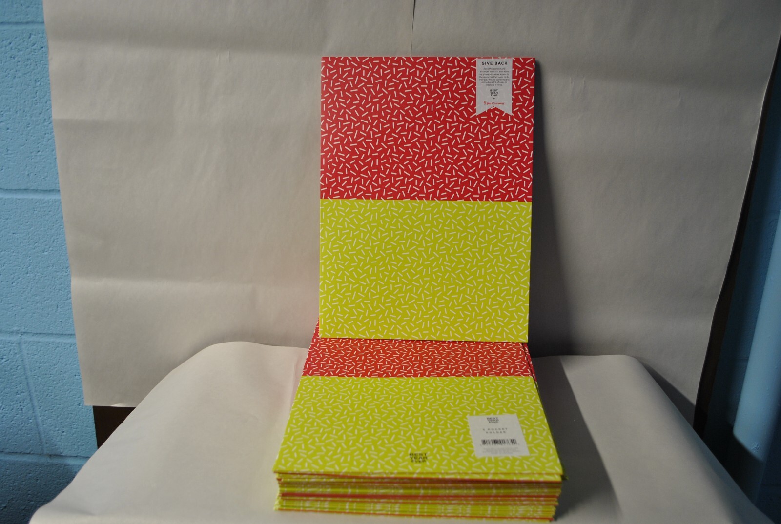 25 PACK OF BEST YEAR EVER 2 POCKET FOLDERS