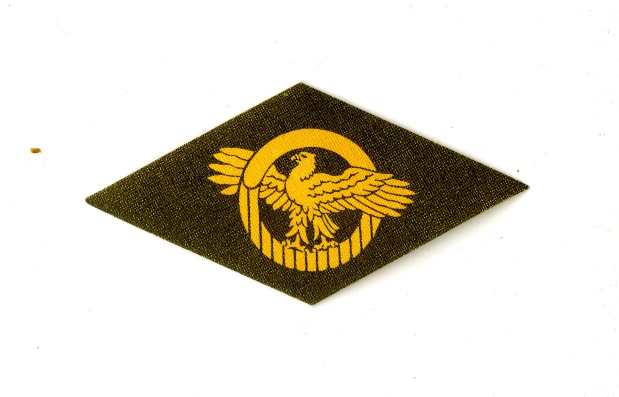 Honorable Discharge Eagle Patch Printed on OD Canvas Material