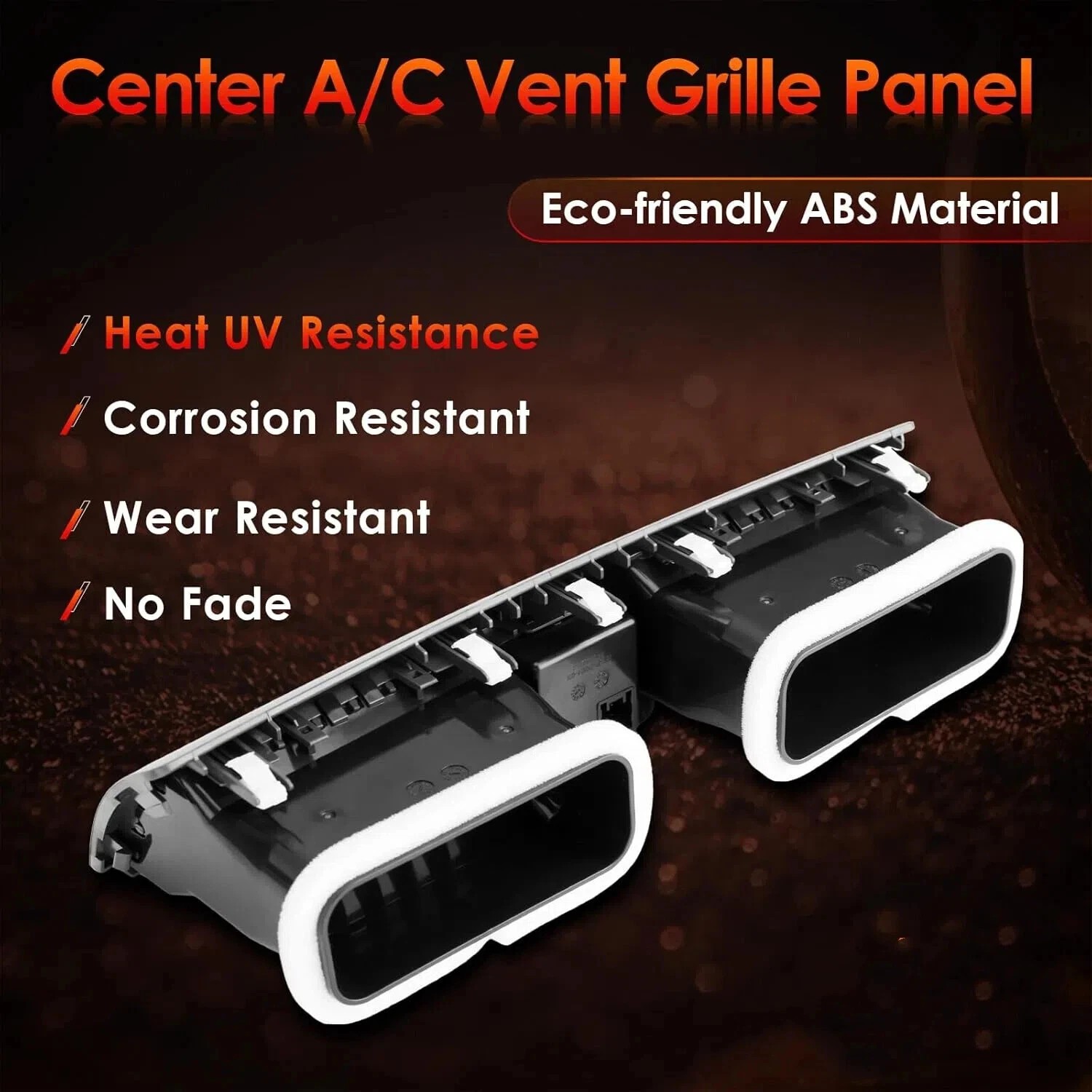 Console Dash Center Air Vents Trim Insert For 2007-2011 Toyota Aurion Camry XV40