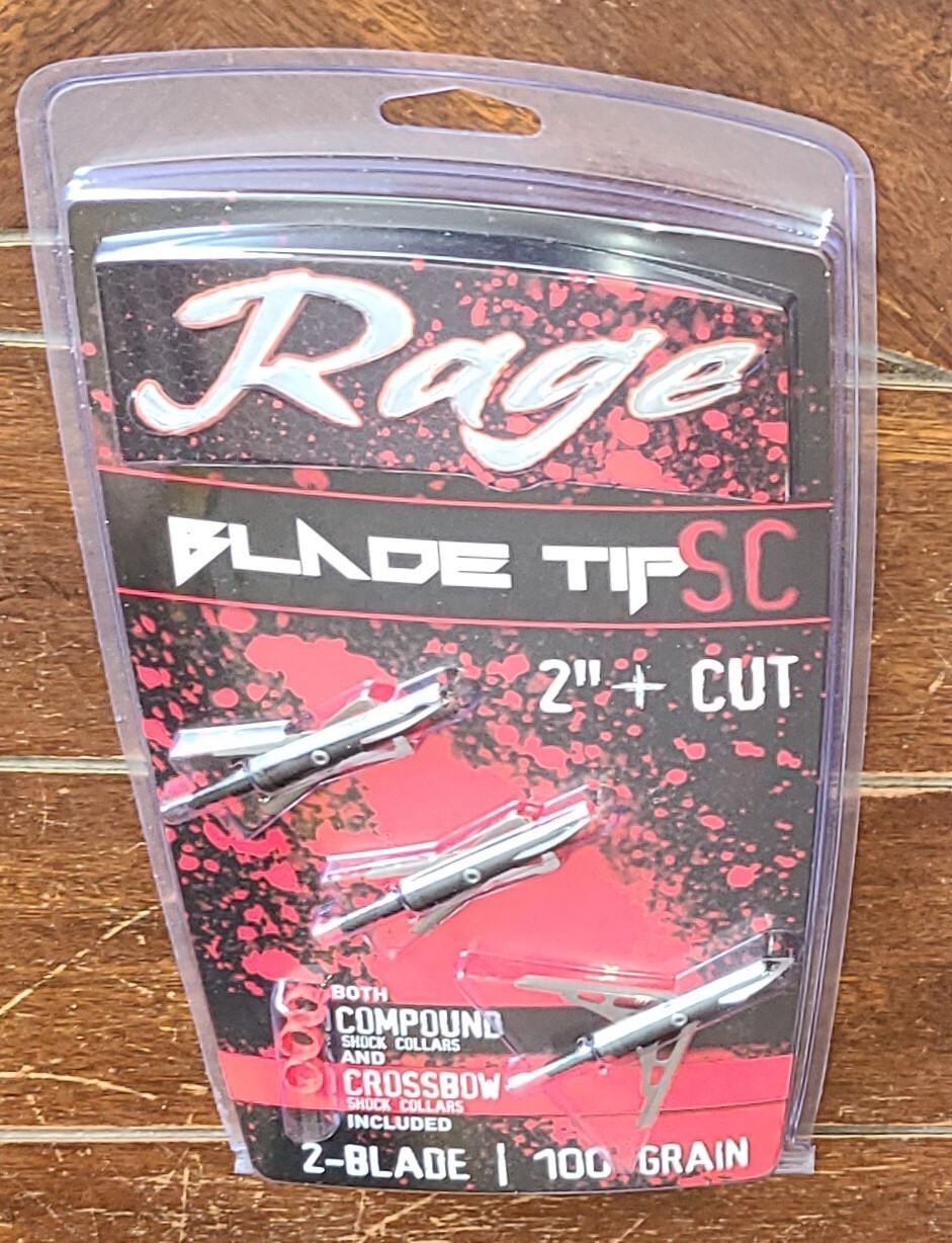 3pc Blade Tip Black Series SC 2-Blade/100 Grain Crossbow Broadheads #R53100
