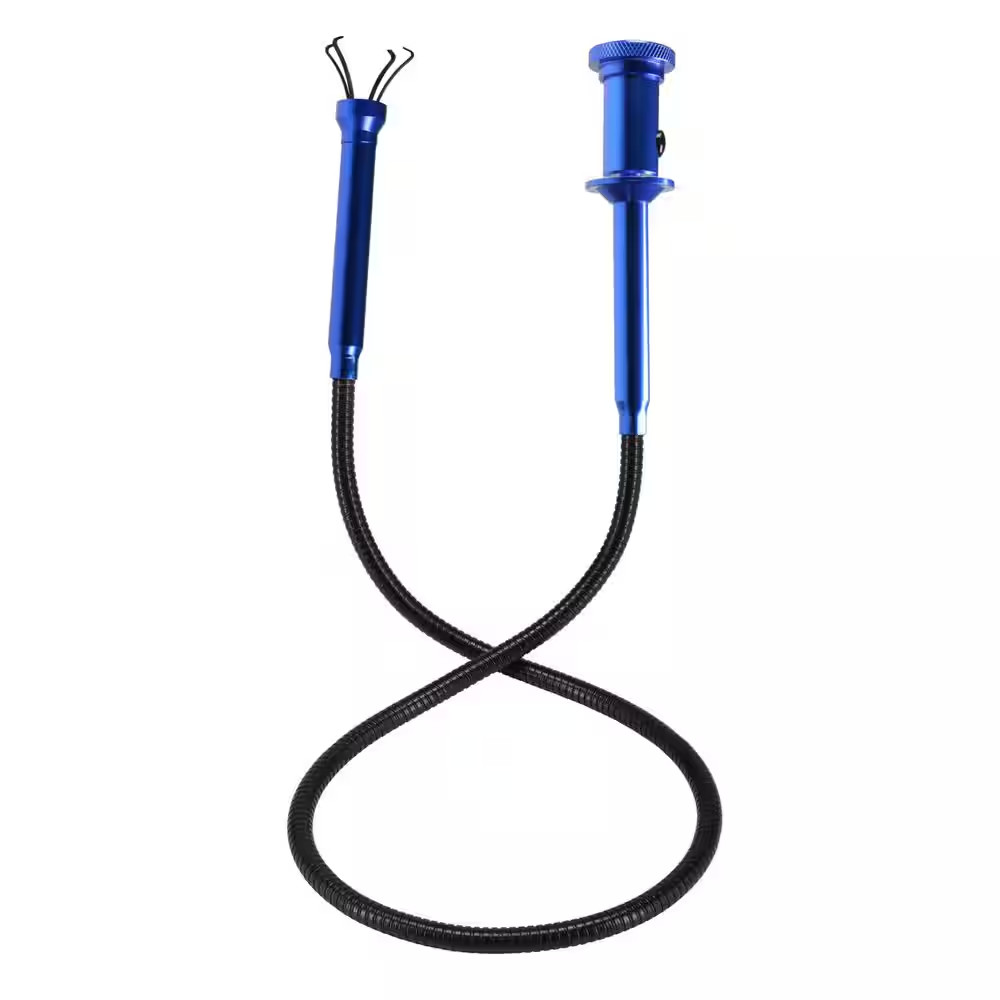 24.4 In. Flexible Claw Grabber Tool Bendable Hose Reacher Claw Pickup with LED L