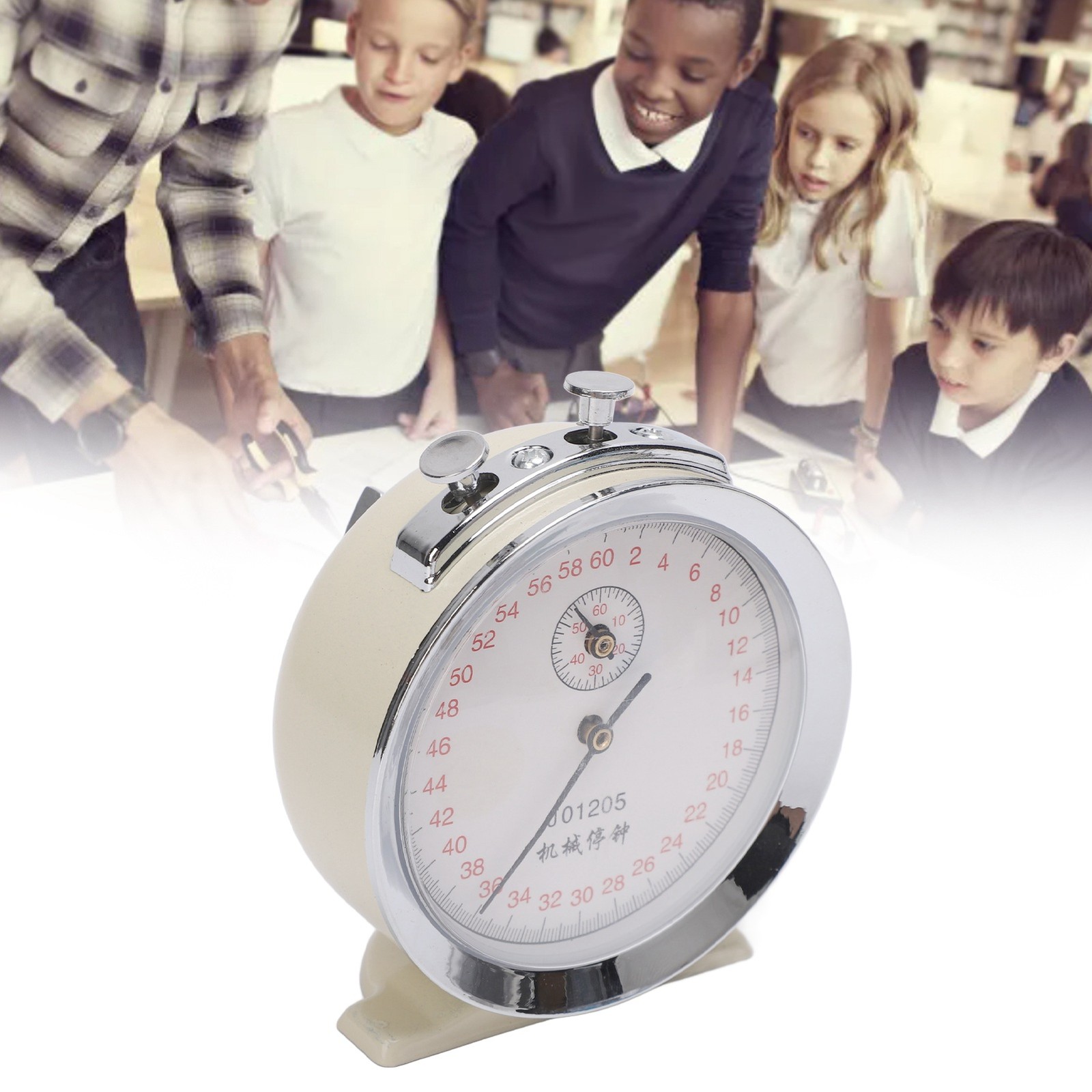 Mechanical Stopwatch 0.2s 60 Second Count Timer for Physical Experiments