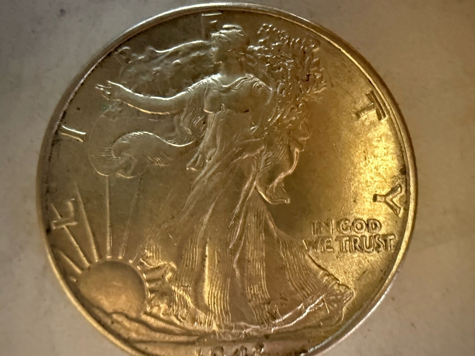 1943-P Walking Liberty Half Dollar, Lustrous Choice BU++ Flawless Coin Ms 65?