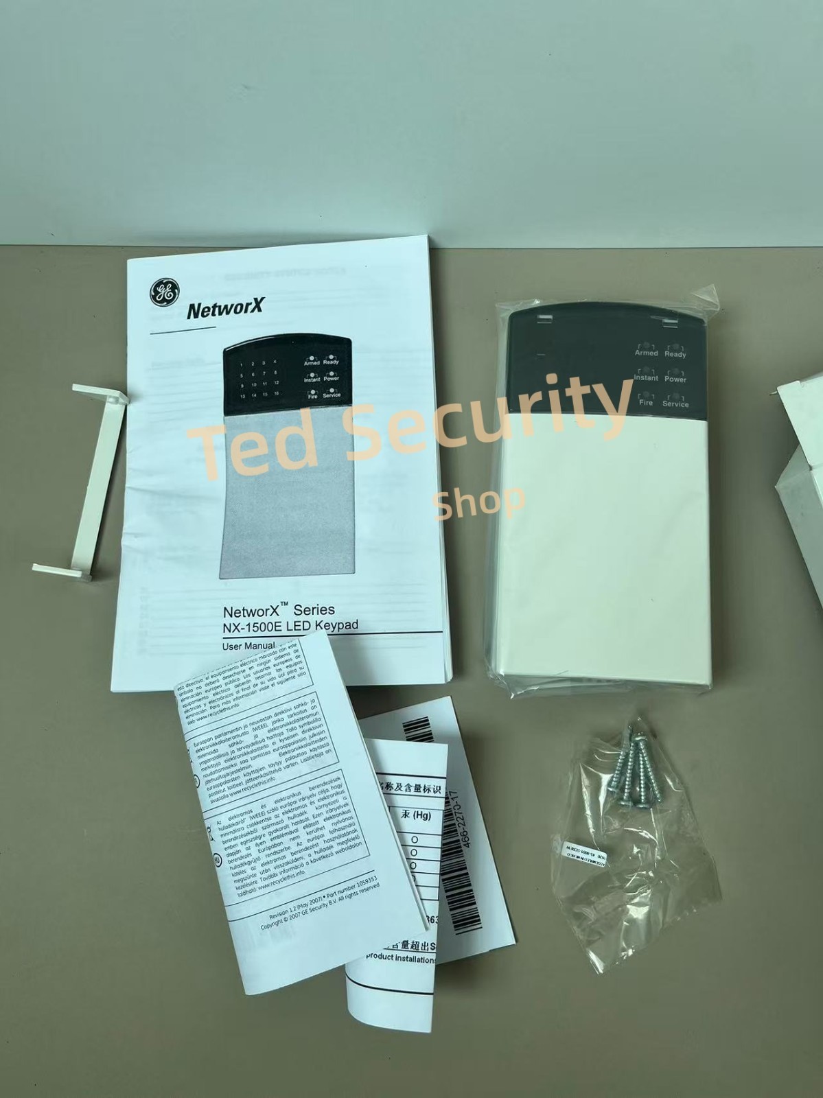 Interlogix GE Security NX-1516E  LED Alarm Keypad 16 Zone NEW