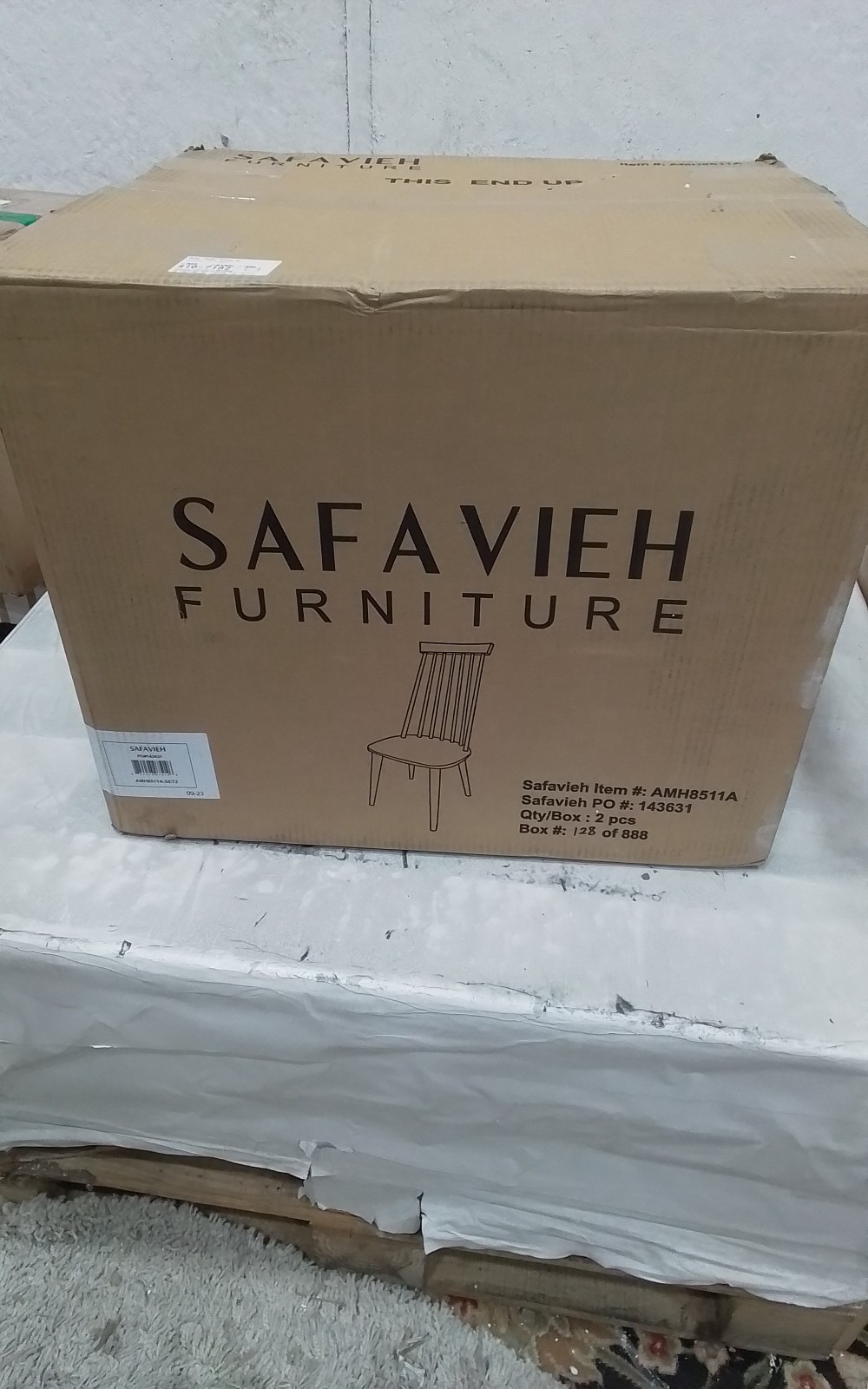 Safavieh BURRIS SIDE CHAIR, Reduced Price 2172768027 AMH8511A