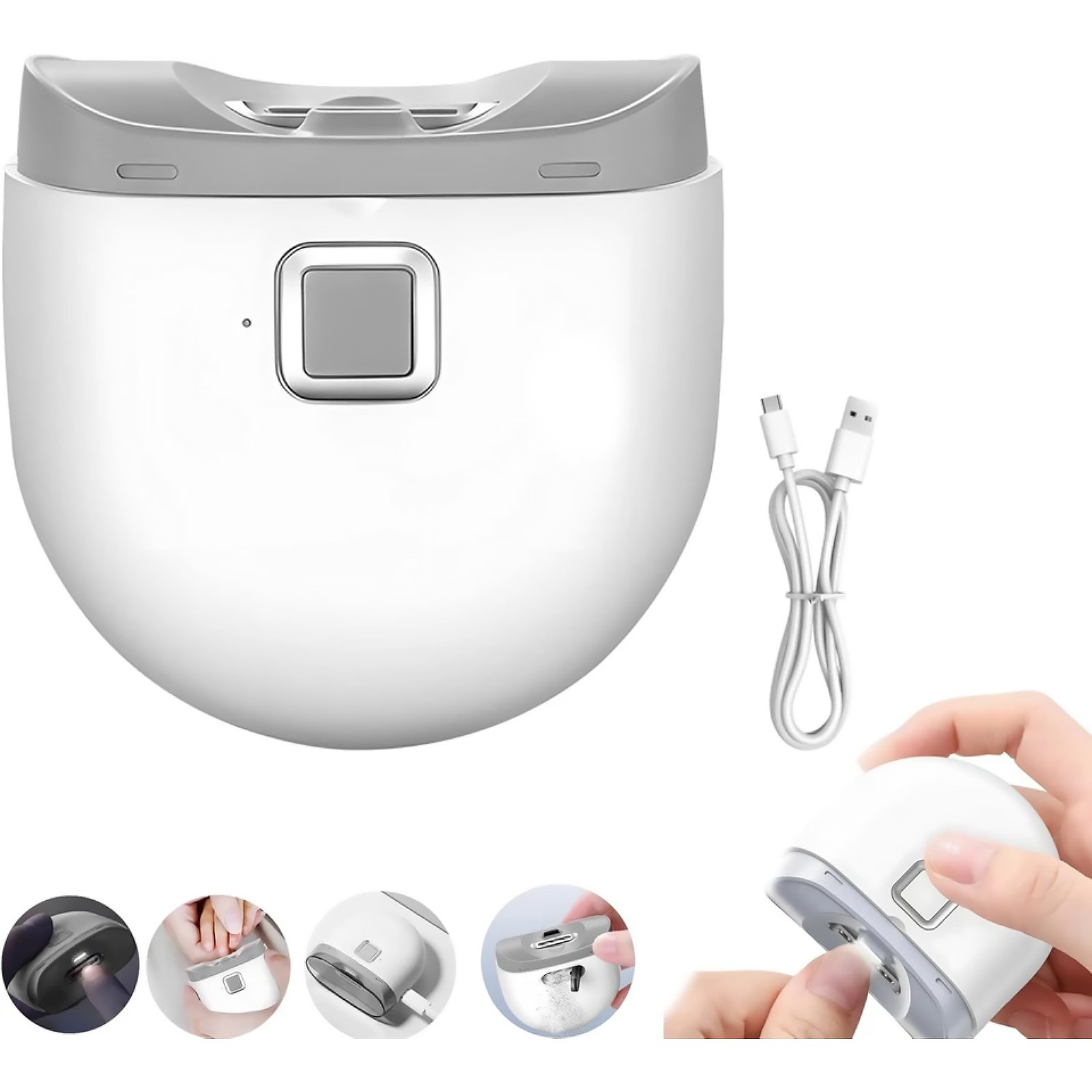 For Safety Electric Nail Clipper Automatic Thick Nails Trimmer Durable Build