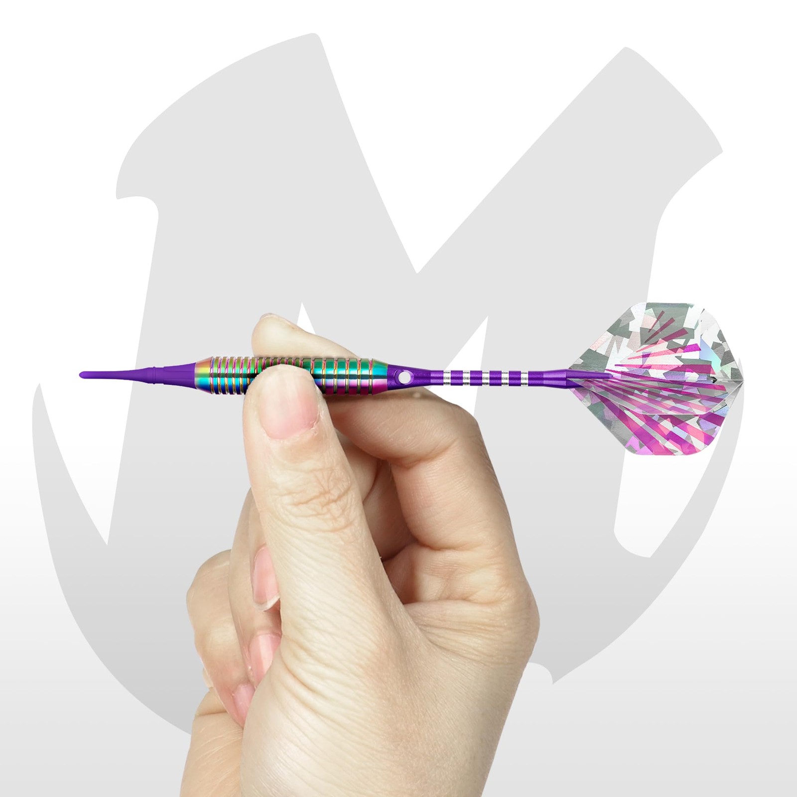 Darts Plastic Tip 3pcs with Extra Accessories, Professional Soft Tip Dart for El
