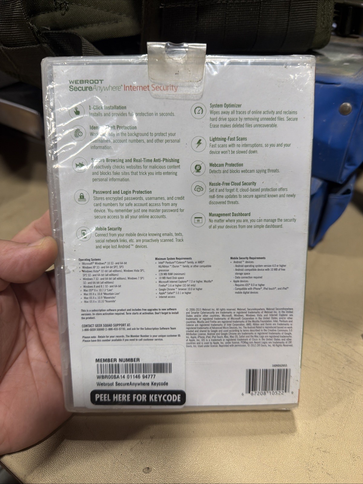 Webroot SecureAnywhere Internet Security 3-Device | NEW Sealed | 2023+ Key Code
