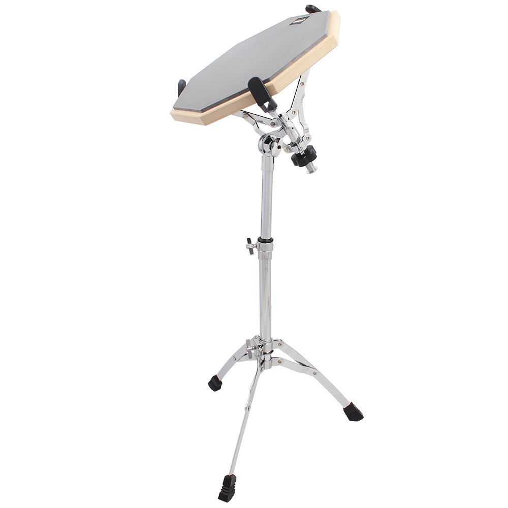 Advanced Profession Chrome Plated Dumb Snare Drum Stand Tripod Silver Standard