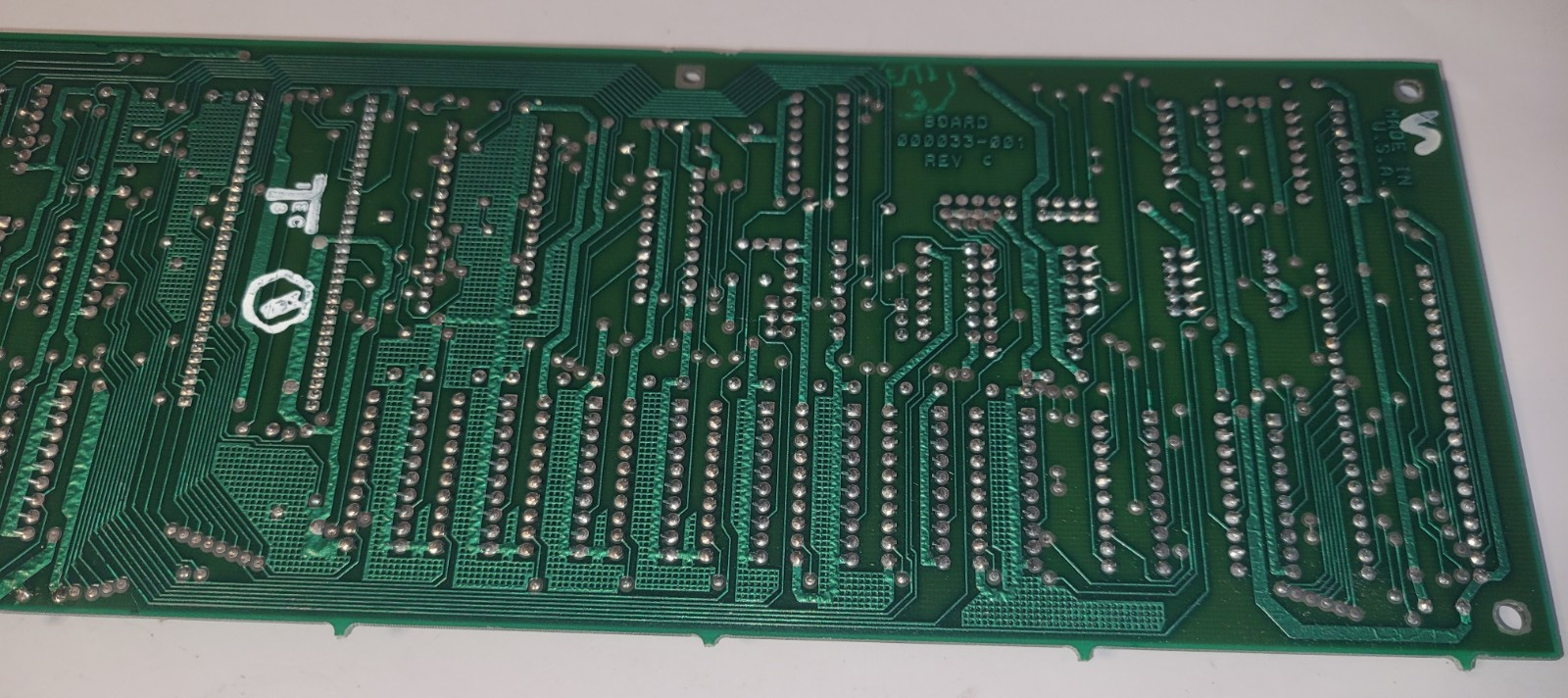 COMPAQ VDU CONTROLLER BOARD CARD 000033-001 REV C 1984