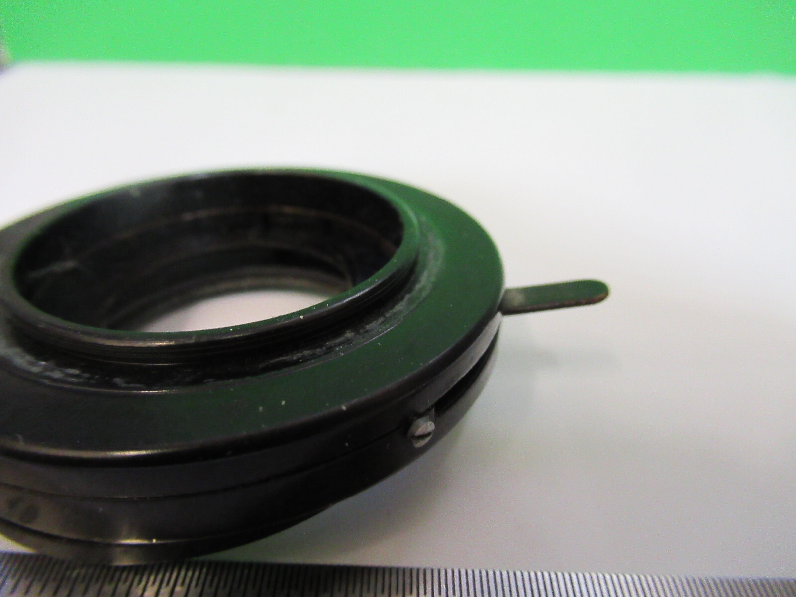 AO AMERICAN OPTICS DIAPHRAM IRIS MICROSCOPE PART AS PICTURED X5-A-51
