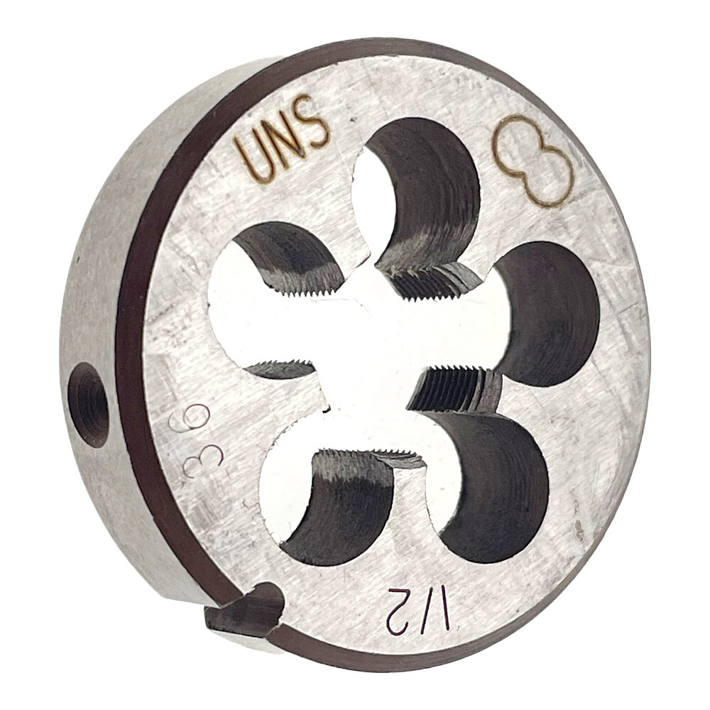 1/2-36 Round Die Right Hand 1/2x36 Thread Die RH 1/2 - 36 Tool 1/2x36 Die Holder