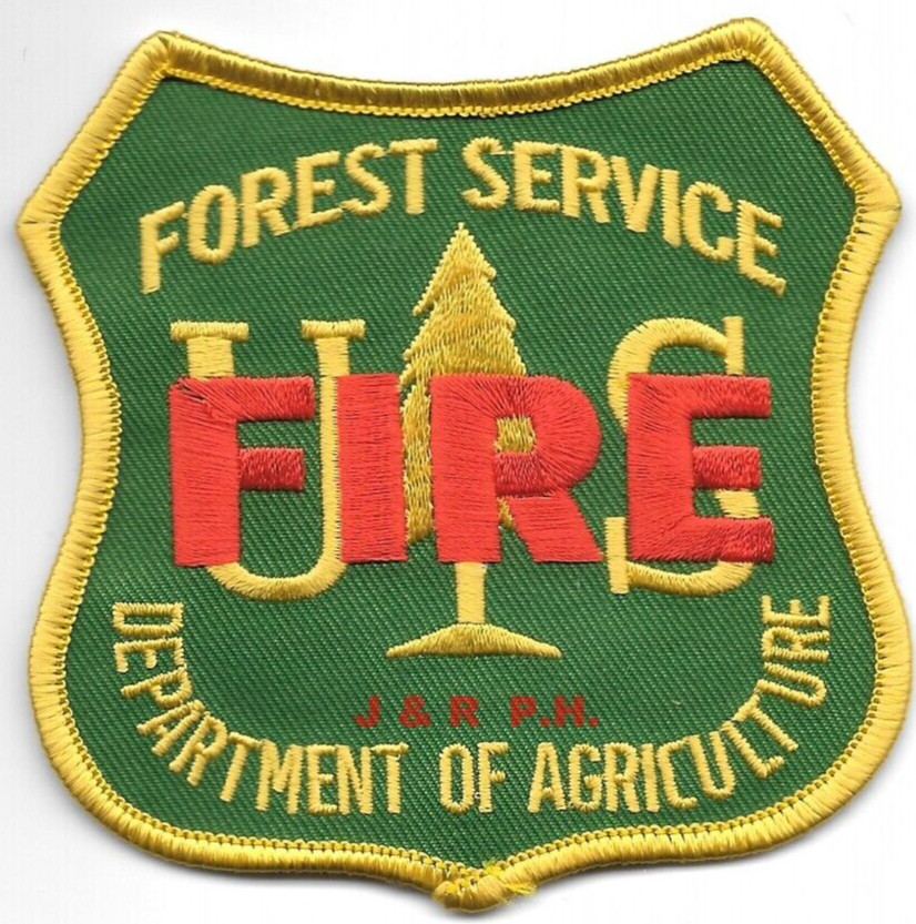 Wildland - U.S.F.S. - Department of Agriculture  (3.5" x 3.5" size) fire patch