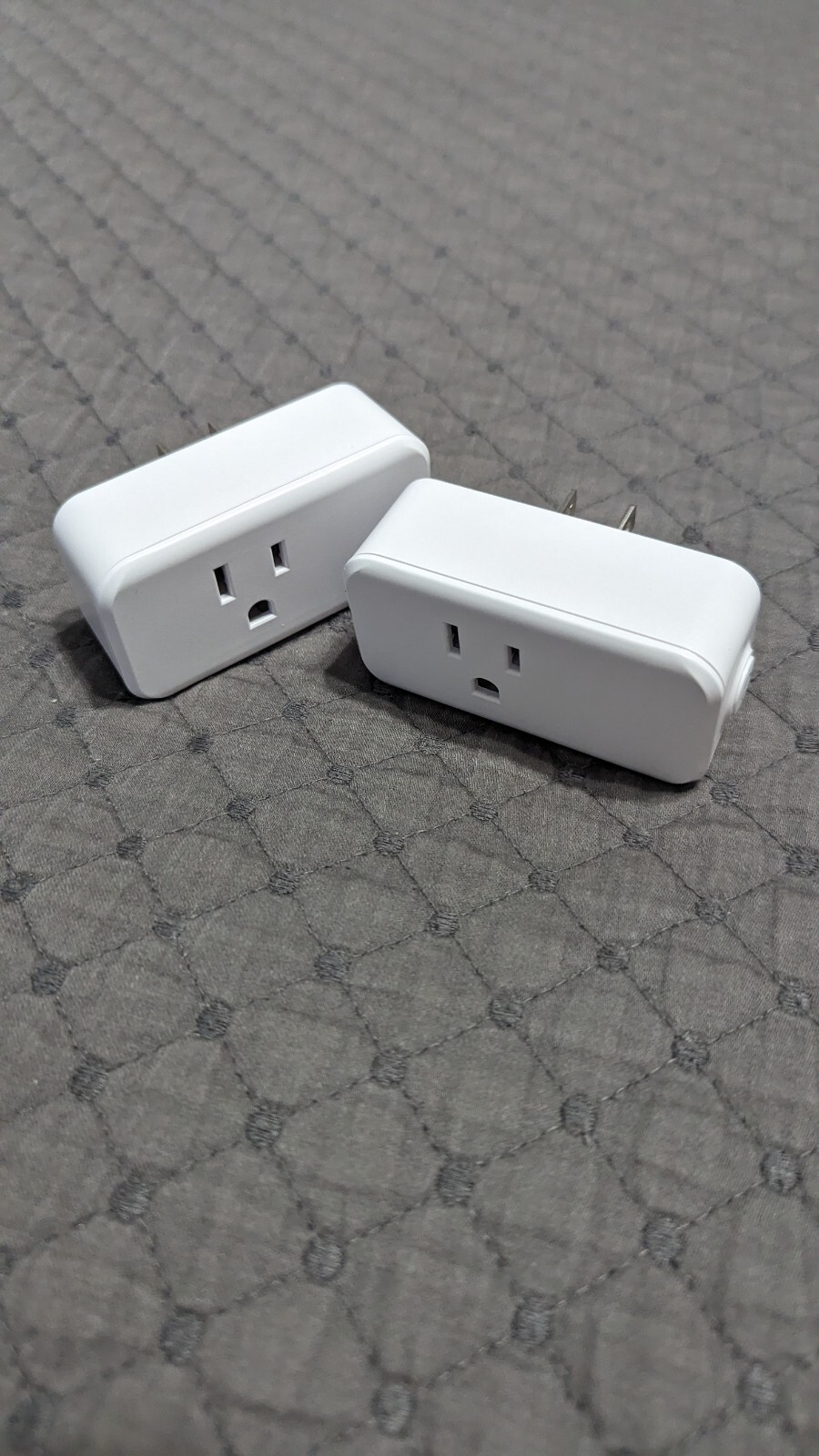 Pair Of Wifi Smart Plug W-US002 Voice Control Compatible With Alexa And Google