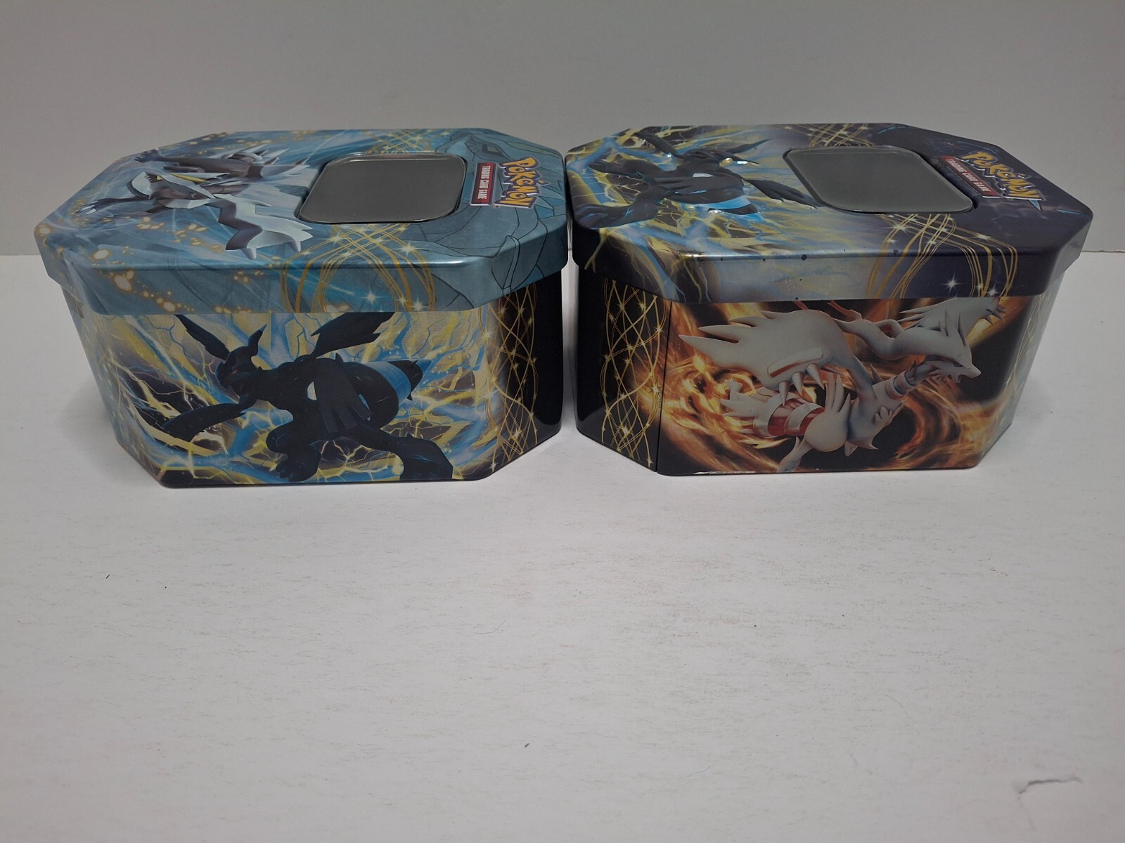 Lot of 2 Empty Pokemon Tins