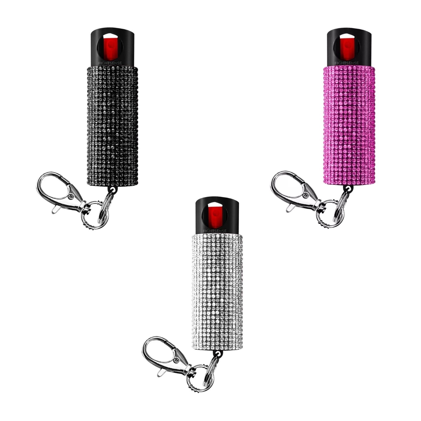 FIGHTSENSE Pepper Spray 1/2oz Police Strength Self Defense w/Keychain Pouch