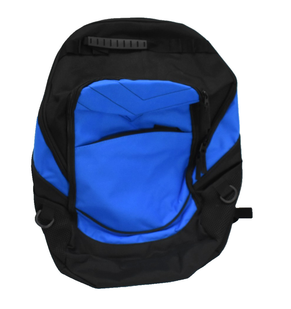 Port Authority Xcape Black & Blue Zipper Pocket Handle Laptop Backpack Bag