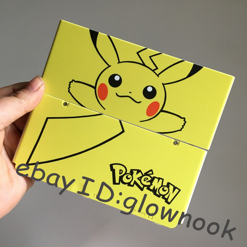 Pokémon Pikachu Nintendo NEW 3DS console parts Cover Replacement Shell Rare!Hot！