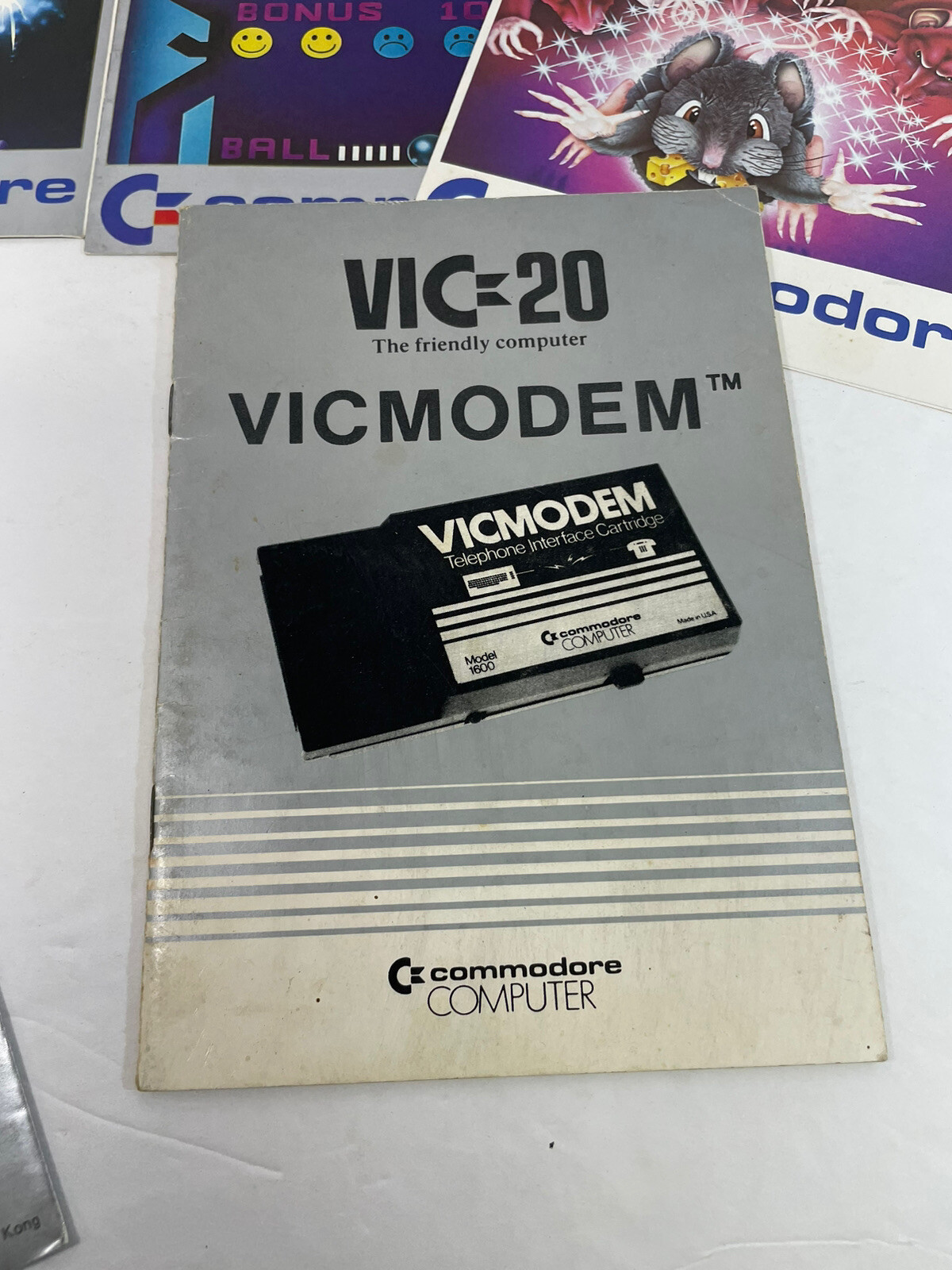 Commodore 64 + Vic20 Computer Software Instruction Manual Booklet Lot Manuals