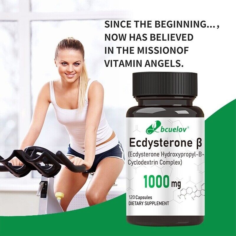 Ecdysterone Capsules  Helps Build Muscle Burn Fat Improve Men'S Health 30-120