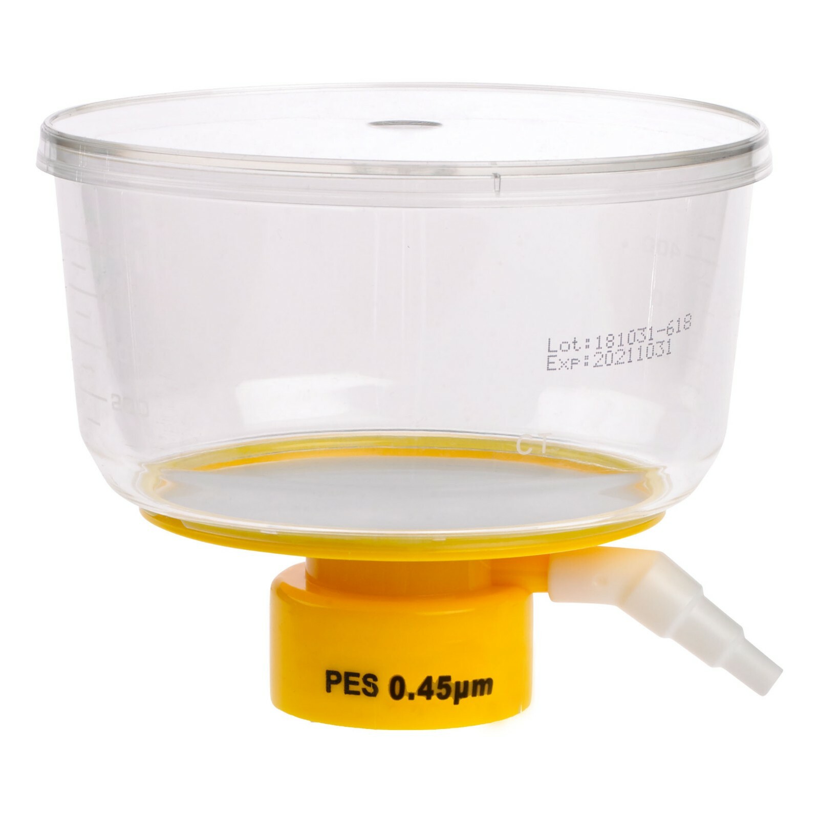 CELLTREAT 500mL Bottle Top Filter, PES, 0.45, 90mm,  24/Case, Sterile, #229713