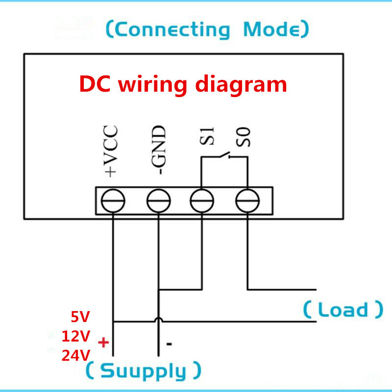K-type thermocouple microcomputer digital display thermostat DC12V -60℃~500℃