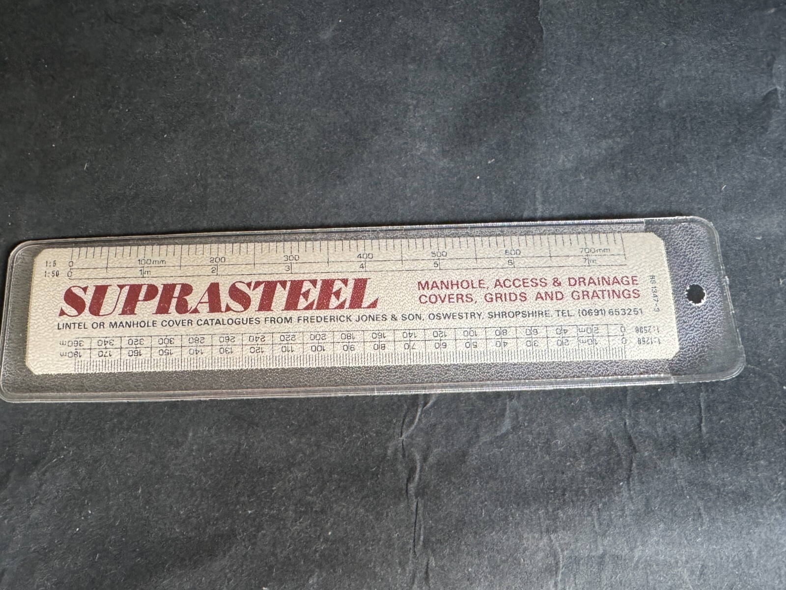 VINTAGE ADVERTISING RULE RULER SUPERLINTEL TEH SPCIFIERS LINTEL