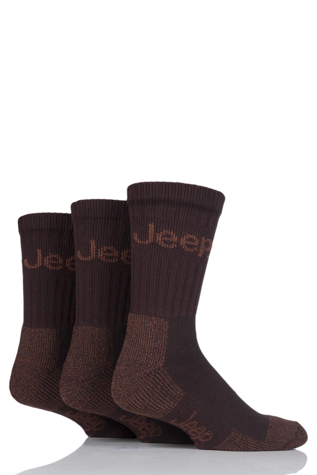 Jeep Mens Boot Socks Outdoor Terrain 3 Pairs in Various Colours Size 6-11, 12-14
