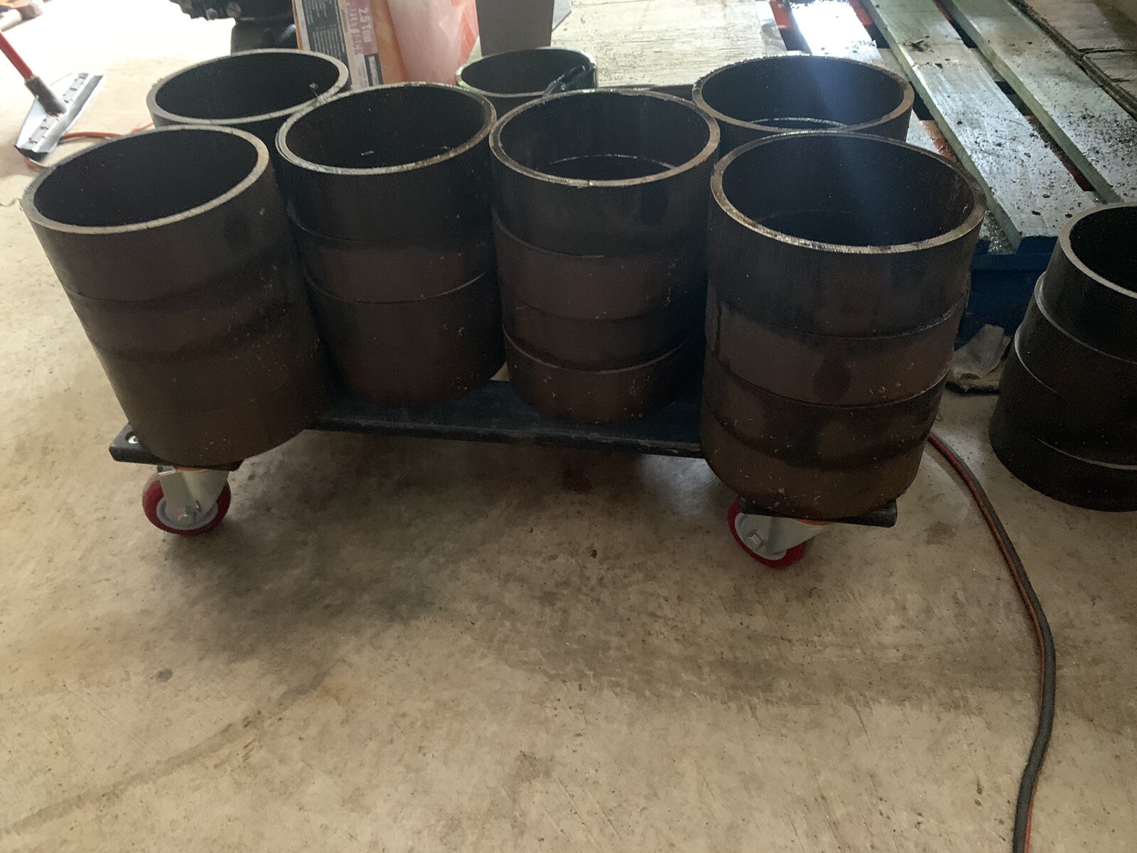 8” X 2” Schedule 40 Pipe Collar Ring For Welding CouponsS 1 Ring Collar
