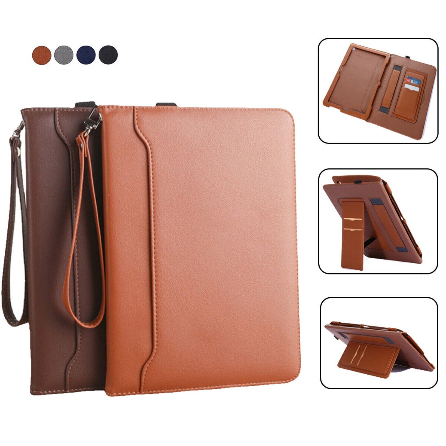 PU Leather Stand Case Cover For iPad 5th 6th 7th 8th 9th Generation Mini 6th 7th
