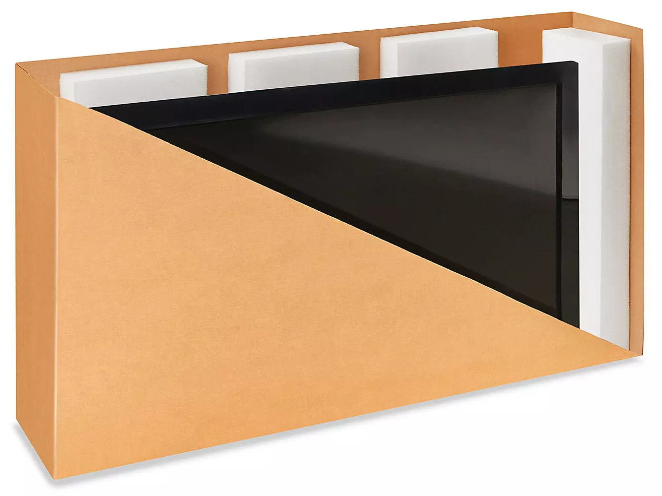 Pack of 1 Plank Foam without Adhesive - Non-Perfed, White, 48 x 96 x 3"