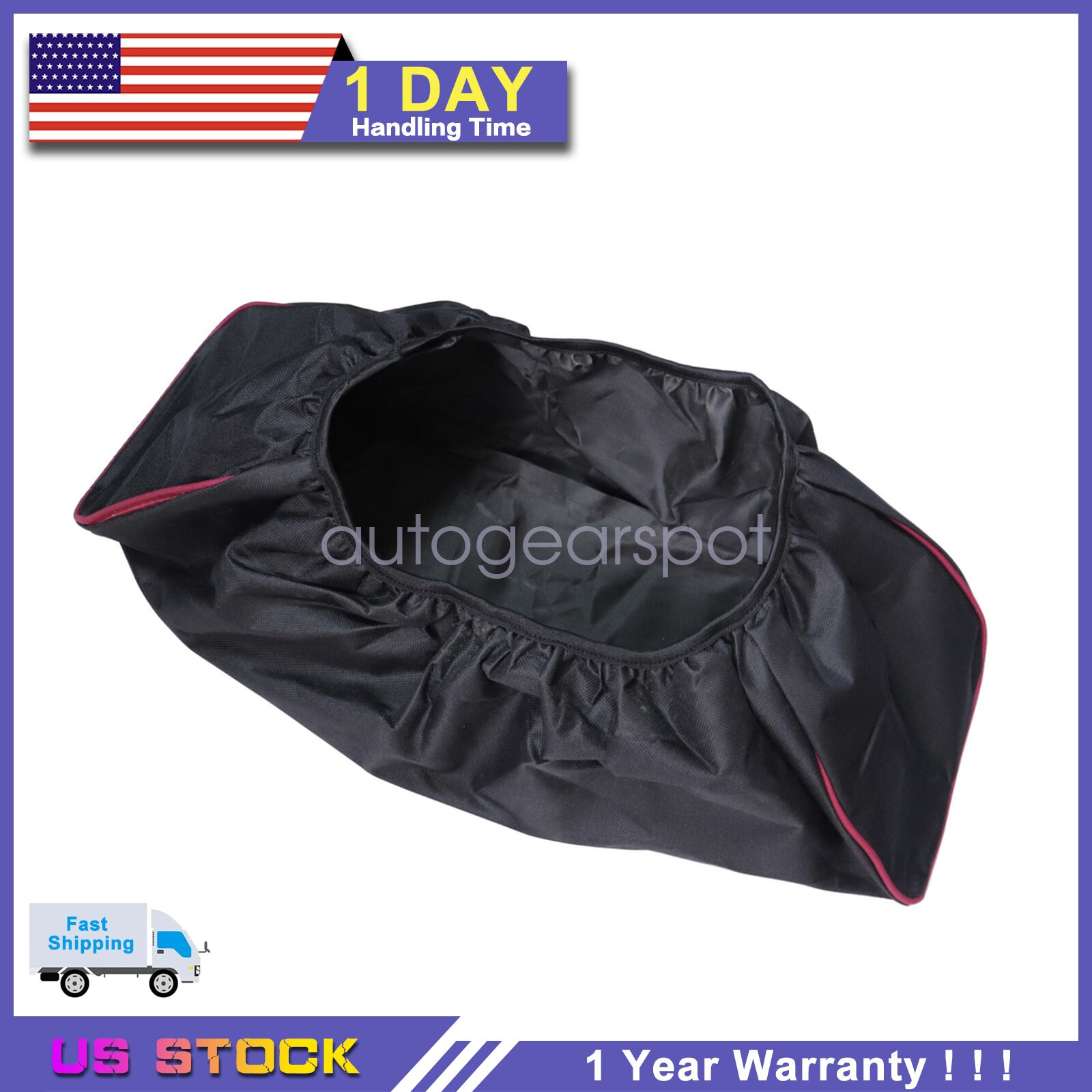 Waterproof soft winch dust cover Driver Recovery 8,500 to 17,500 Pound Capacity