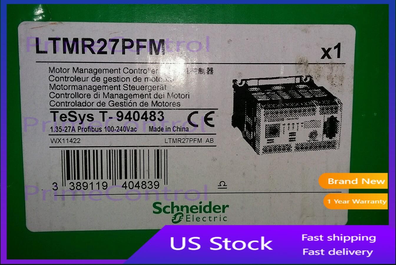 LTMR27PFM Telemecanique 100-240VAC Motor Controller Profibus