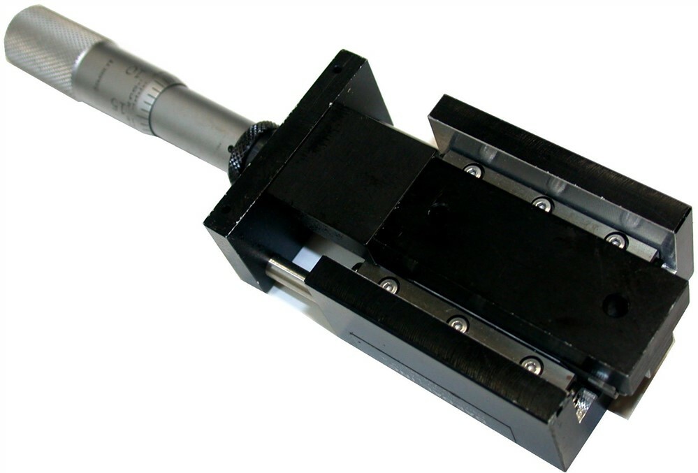 Daedal crossed roller Slide w/ Starrett .001" Micrometer