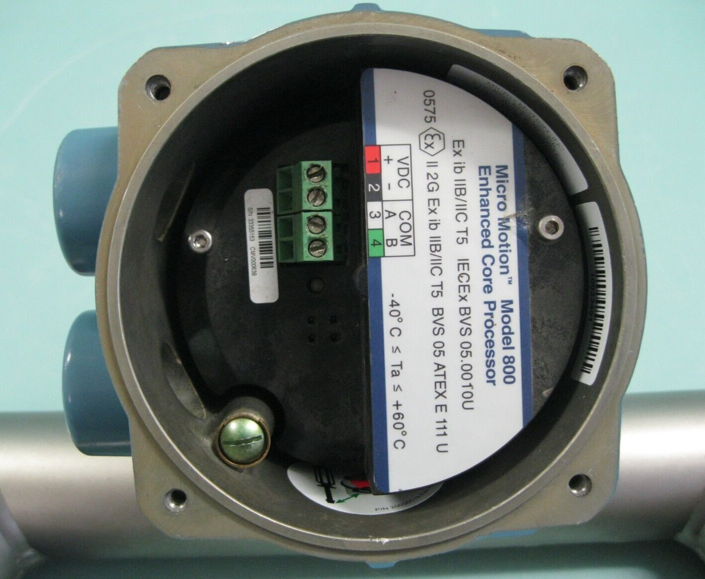 3/4" Micro Motion CMF050 Flow Sensor 800 Enhanced Core Processor CALIBRATED B5