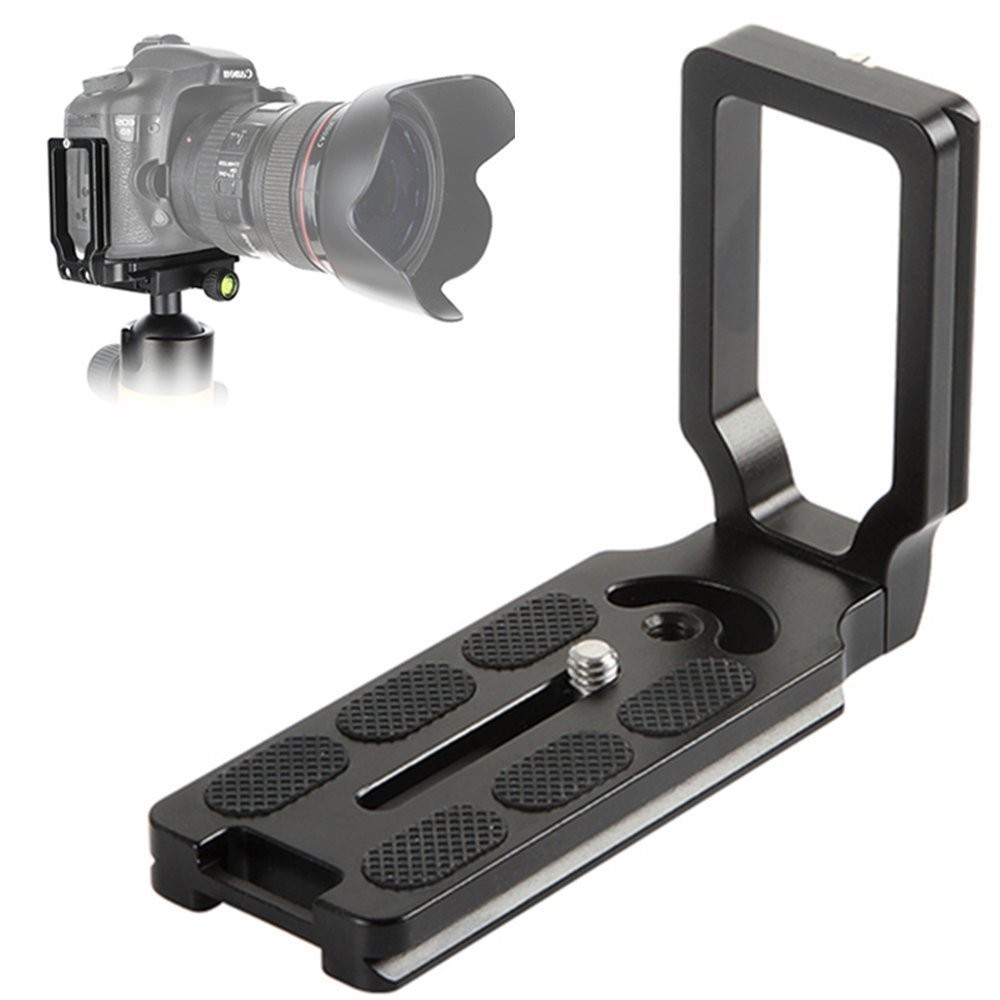 Universal Alum MPU105 L QR Plate Bracket for Camera Benro Arca Swiss Nikon Canon