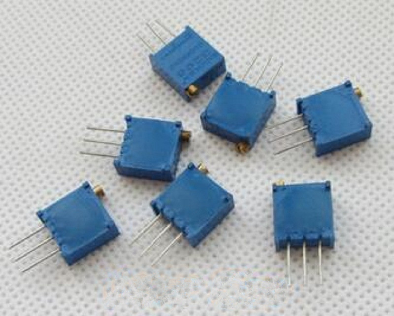 10pcs 101 100 ohm 3296W Potentiometer Variable Adjustable Multiturn Trimmer