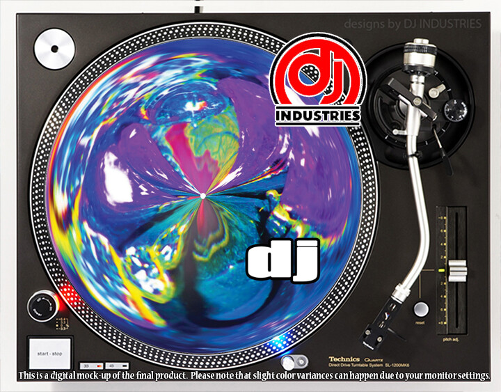 DF Orb - 7"-12" DJ slipmat for LP turntable record player