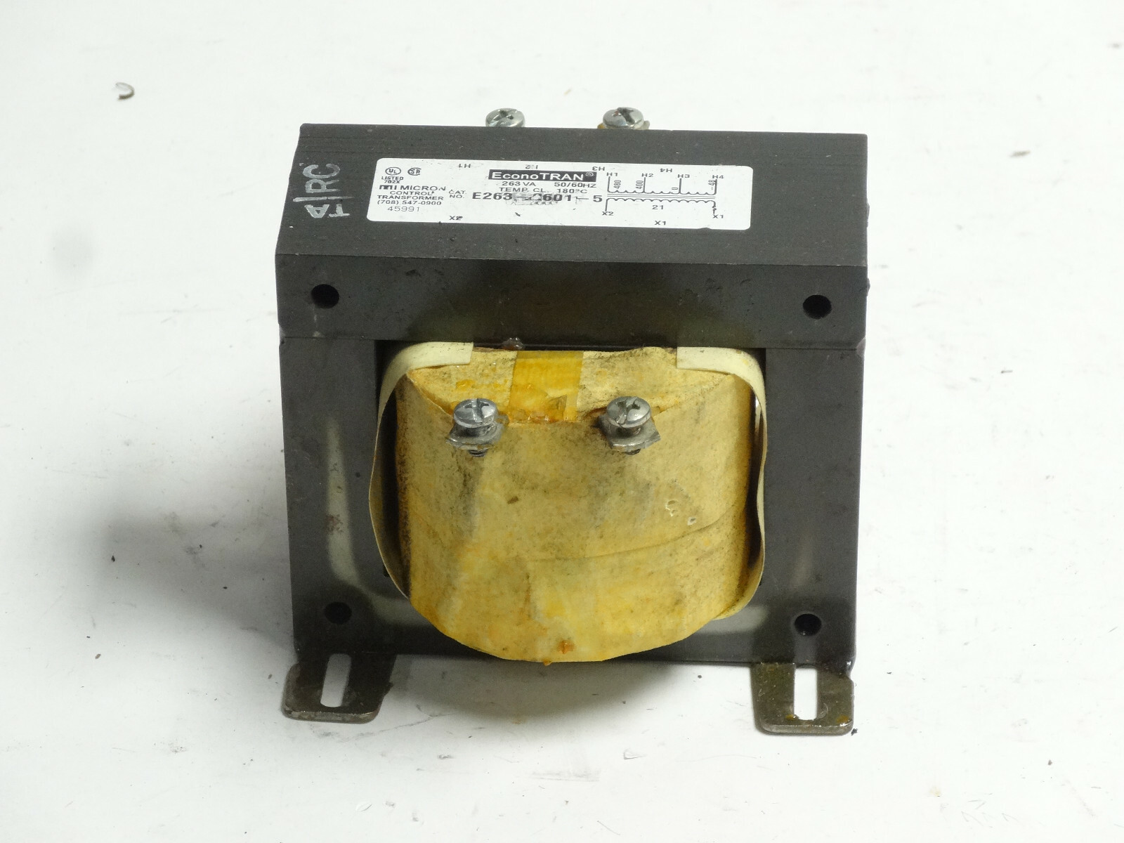 Micron Control Transformer EconoTRAN E263-0601-5 263VA