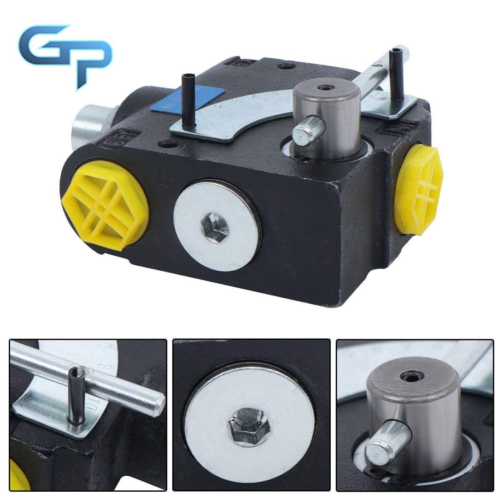 0-30GPM 3/4" NPT Hydraulic Adjustable Variable Flow Control Valve w/ Relief