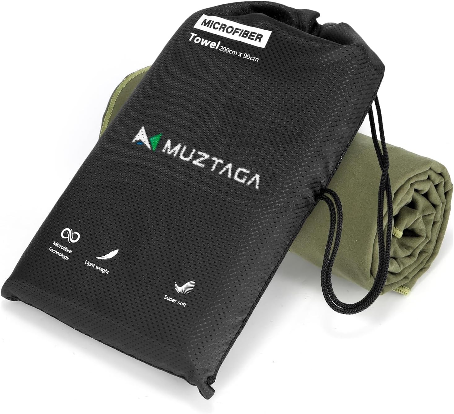 Microfiber Towel for Gym, Workout, Sweat Towel – Quick Dry, Ultra Compact,