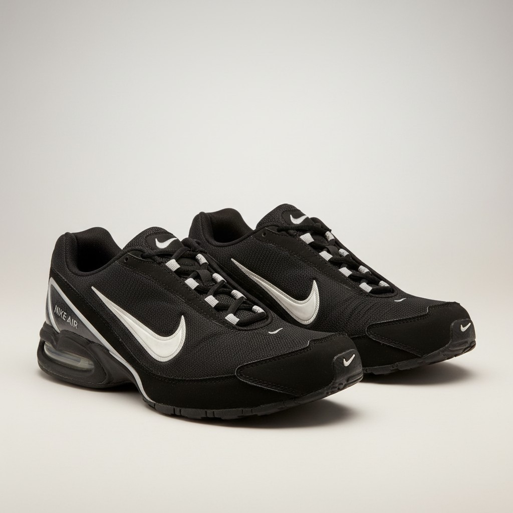 Nike Air Max Torch 3 Mens Running Shoes Black Silver Size 11.5