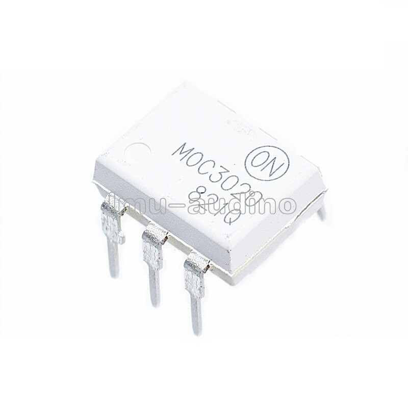 10PCS DIP-6 MOC3020 Optoisolator Transistor Output FAIRCHILD