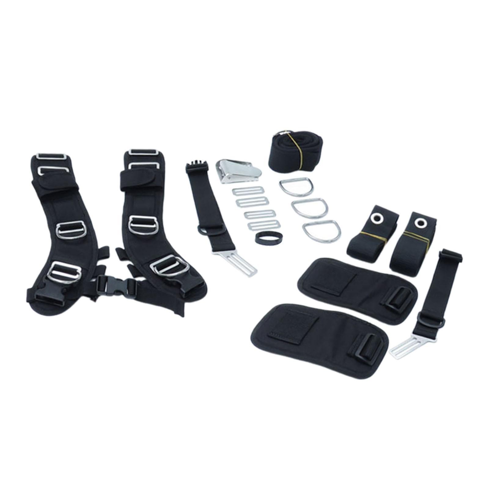 Scuba Diving Adjustable Backplate Comfort Shoulder Harness