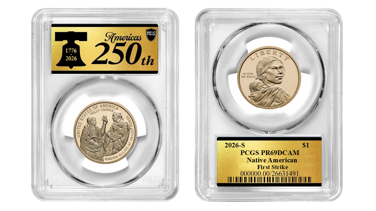 2026 S Native American $1 PCGS PR69DCAM Ag PCGS PR69DCAM FirstStrike #948