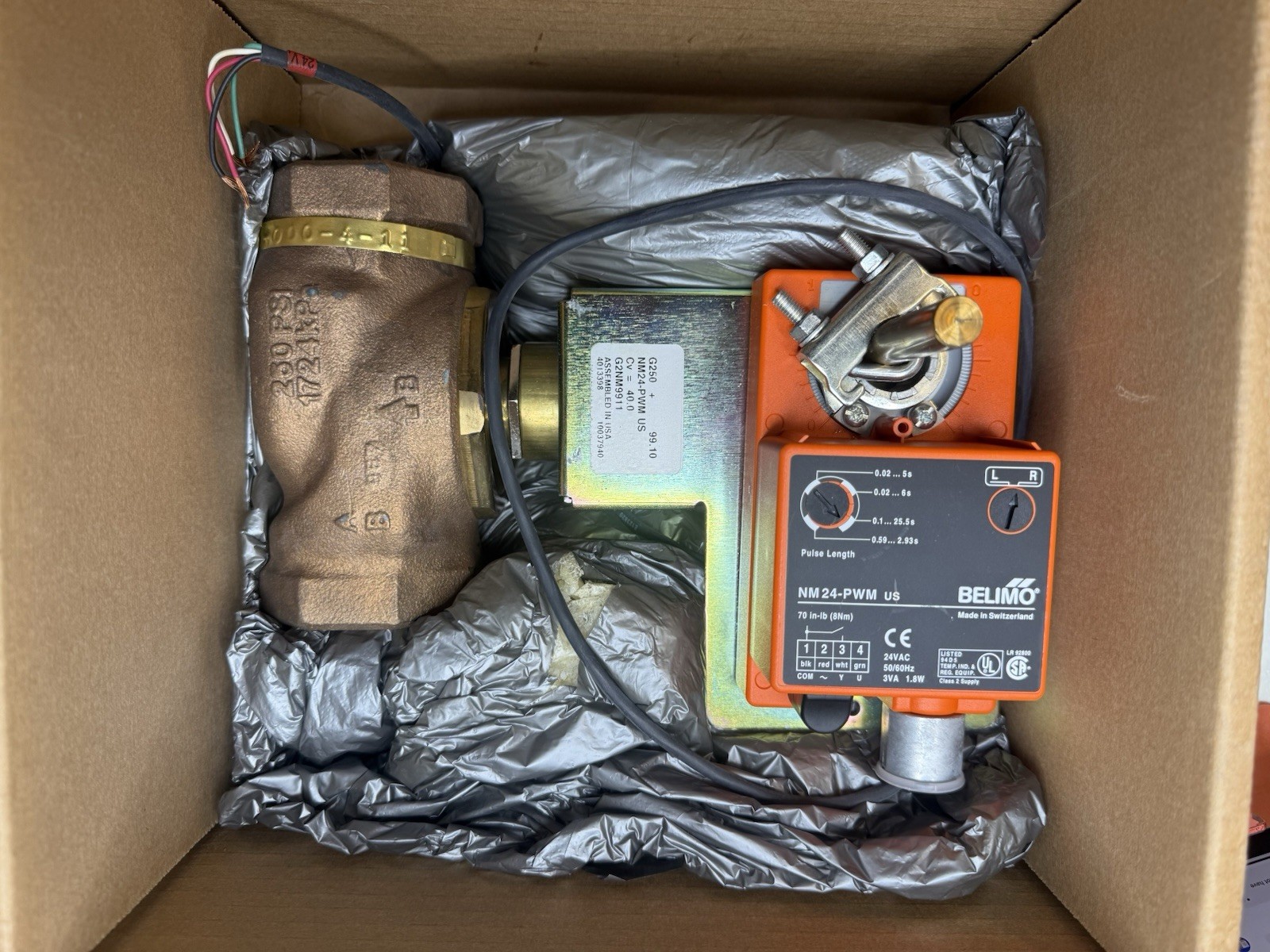 G250 + NM24-PWM US, G2NM9911, 24 VAC/DC, Pulse Width Modulation, 50/60 Hz