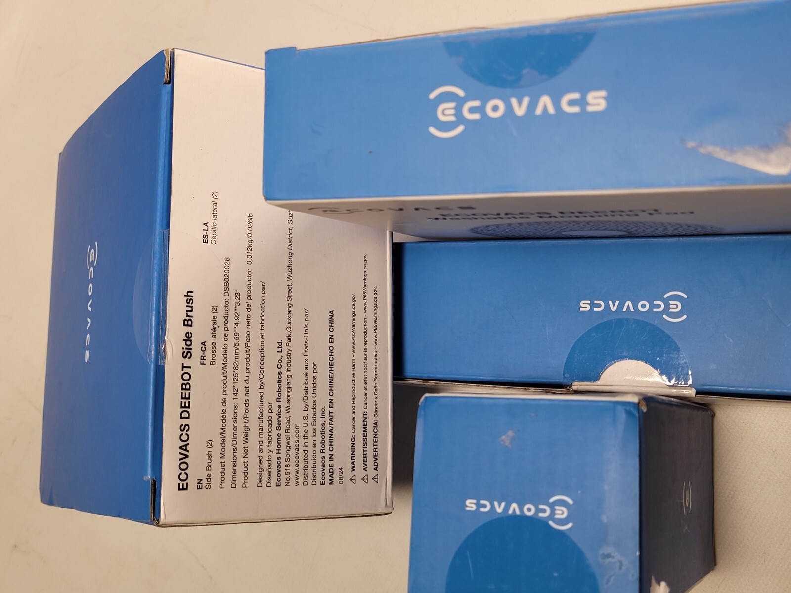 EcoVacs Deebot Side Brush, Main Brush, Antibacterial Filter, Mopping Pad Set