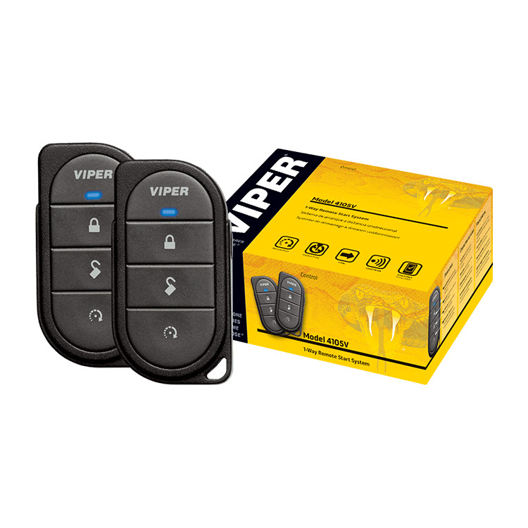 Viper 4105V 1-way Car Remote Start System TWO 4-Button Remotes + DB3 Bypass