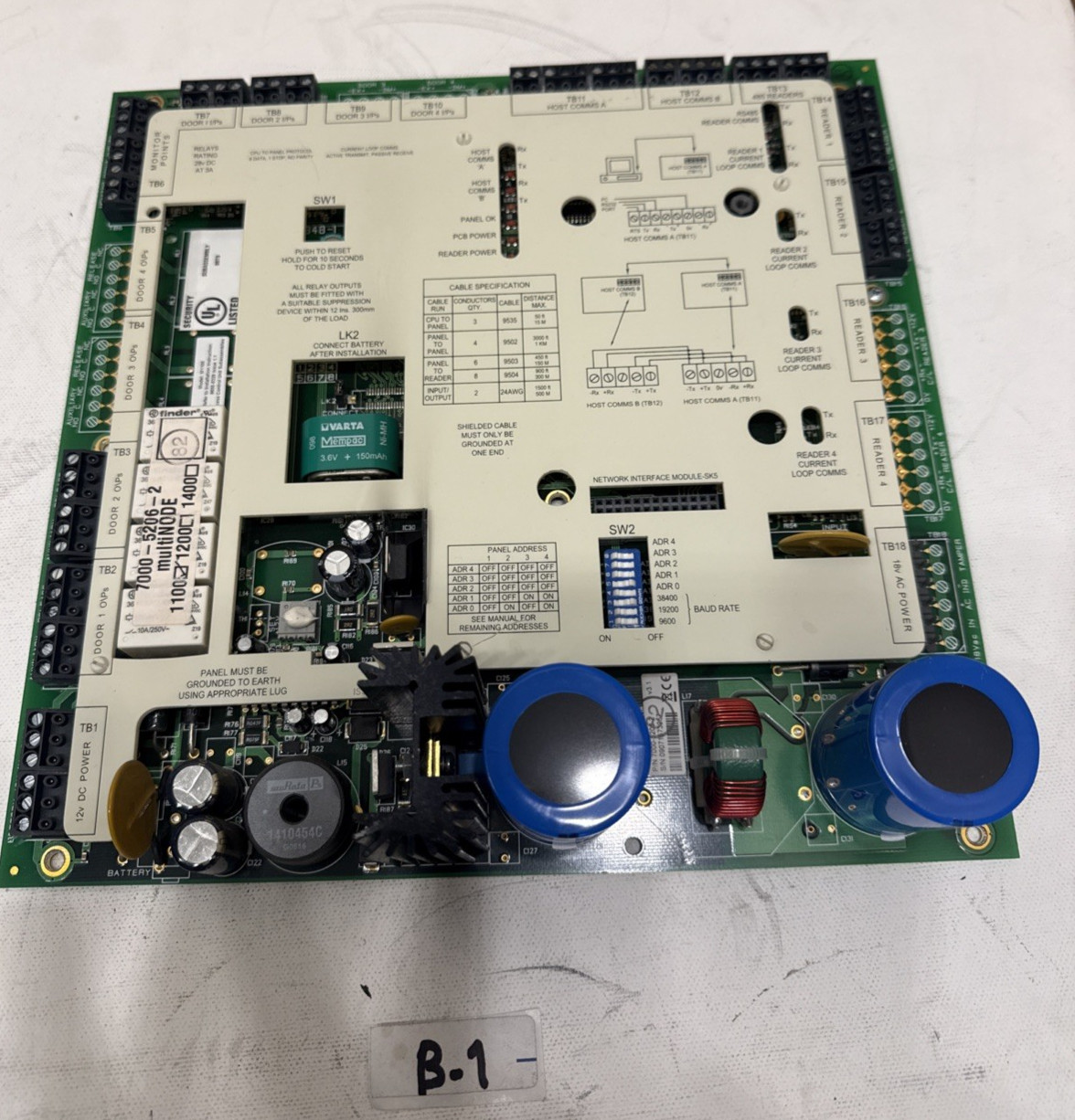 AMAG Technology multiNODE 1100 Access Control Panel 2 Door - 7000-5206-2
